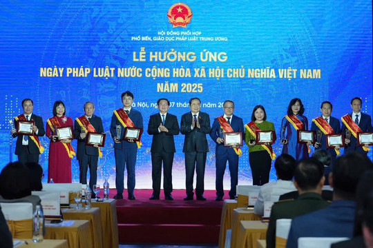 Tổ chức bình chọn, khen thưởng “Gương sáng pháp luật” năm 2026