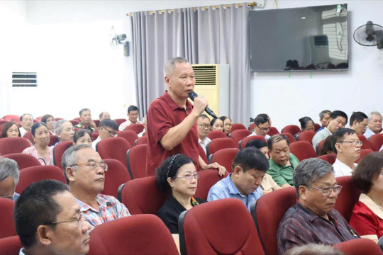 Cử tri Phú Diễn đề xuất nhiều giải pháp cải thiện hạ tầng đô thị