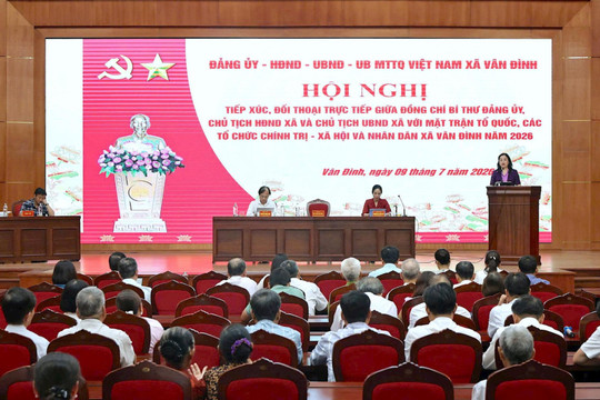Xã Vân Đình: Đối thoại để tháo gỡ kịp thời các kiến nghị của nhân dân