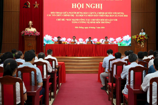 Xã Tiến Thắng: Đẩy mạnh công tác chuyển đổi số gắn với tăng cường vệ sinh môi trường
