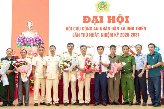 Thành lập Hội Cựu Công an nhân dân xã Ứng Thiên