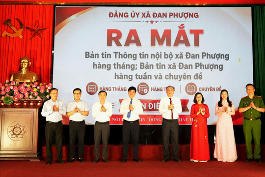 Xã Đan Phượng ra mắt bản tin điện tử phục vụ công tác tuyên truyền