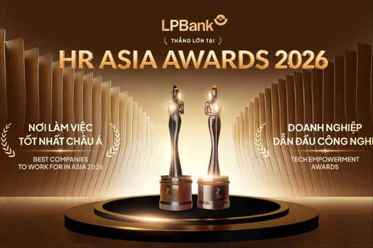 LPBank giành cú đúp giải thưởng tại HR Asia 2026