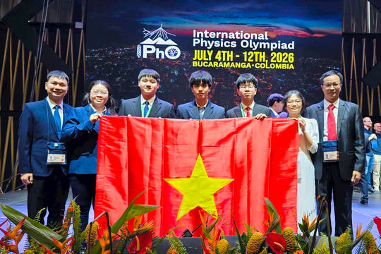 Học sinh Việt Nam đạt thành tích rực rỡ tại Olympic Vật lý quốc tế 2026