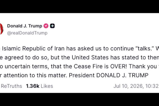 Mỹ chấp nhận đàm phán với Iran giữa vòng xoáy căng thẳng mới