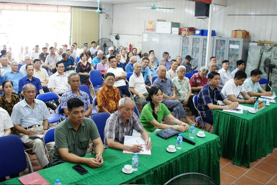 Phú Thượng: Phát huy vai trò của chi bộ trong triển khai Dự án Trục Đại lộ cảnh quan sông Hồng