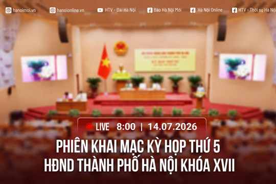 [TRỰC TIẾP] Khai mạc kỳ họp thứ năm HĐND thành phố Hà Nội khóa XVII