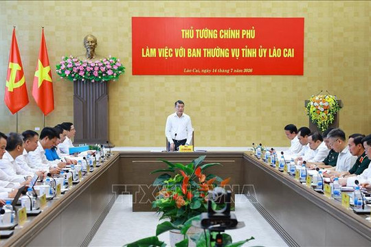 Thủ tướng Lê Minh Hưng: Lào Cai cần biến tiềm năng, lợi thế thành nguồn lực phát triển