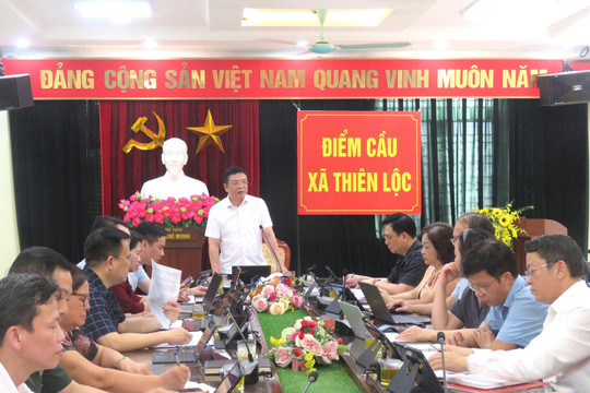 Xã Thiên Lộc: Tập trung cao độ giải phóng mặt bằng, tăng tốc giải ngân đầu tư công