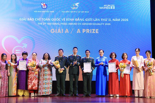 Tôn vinh 24 tác phẩm báo chí xuất sắc về bình đẳng giới