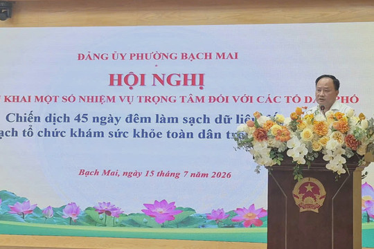 Phường Bạch Mai: cán bộ tổ dân phố là "cầu nối" giúp kịp thời xử lý vấn đề phát sinh từ cơ sở