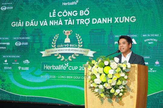 Hơn 600 golfer tranh tài tại Giải Vô địch các Câu lạc bộ Golf Hà Nội mở rộng 2026