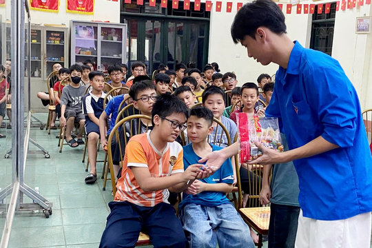 Xã Đan Phượng: Thanh, thiếu niên hào hứng tham gia các hoạt động hè