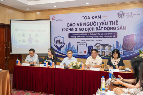 Thúc đẩy công chứng điện tử nhằm bảo vệ người yếu thế trong giao dịch bất động sản