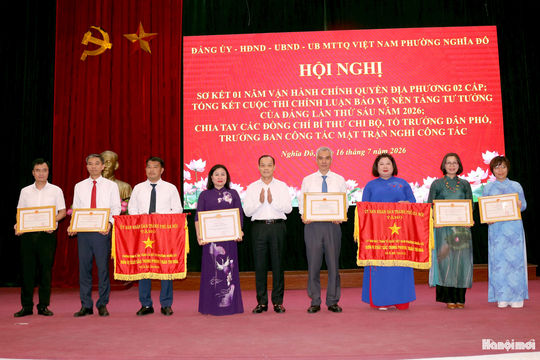 Hiệu quả từ mô hình chính quyền địa phương hai cấp ở phường Nghĩa Đô
