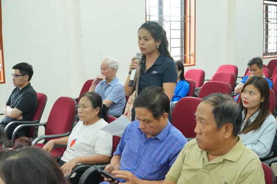 Phường Định Công lắng nghe ý kiến người dân, tháo gỡ vướng mắc về thủ tục hành chính