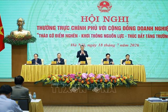 Thủ tướng Lê Minh Hưng: Chuyển mạnh từ nhận diện, tháo gỡ khó khăn sang hoàn thiện nền tảng kiến tạo phát triển