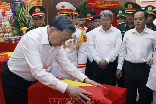 Tổng Bí thư, Chủ tịch nước Tô Lâm: Tìm kiếm, quy tập, xác định danh tính các liệt sĩ là trách nhiệm thiêng liêng trước Tổ quốc, trước nhân dân