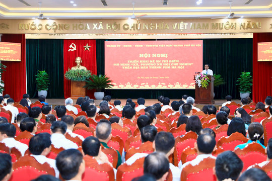 Hà Nội tiên phong triển khai mô hình xã, phường xã hội chủ nghĩa: Kiểm nghiệm, cụ thể hóa ở cấp cơ sở