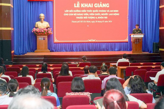 Hướng dẫn Danh mục đối tượng bồi dưỡng kiến thức quốc phòng và an ninh