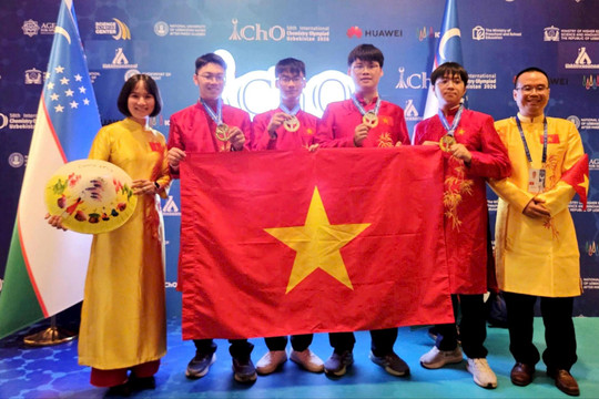 Đoàn Việt Nam xếp hạng Nhất tại Olympic Hóa học quốc tế 2026
