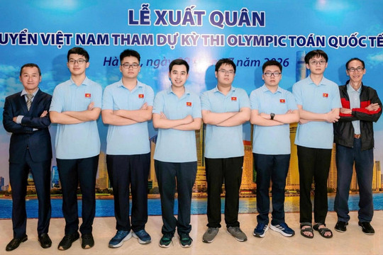 Đoàn Việt Nam xếp thứ 5 tại Olympic Toán quốc tế 2026