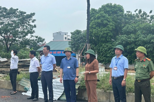 Phường Tây Mỗ xử lý công trình vi phạm trên đất nông nghiệp