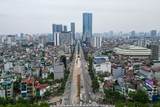 Cận cảnh công trường ga ngầm S1 trên đường Văn Cao