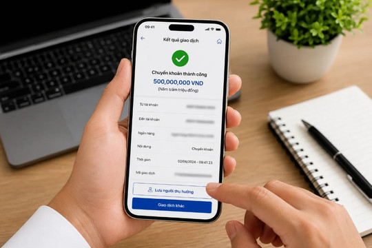 Đối tượng nào phải chờ 24 giờ khi chuyển khoản từ 400 triệu đồng?