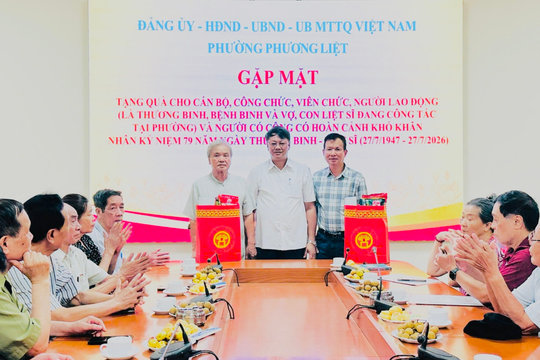Phường Phương Liệt tri ân người có công, lan tỏa đạo lý “Uống nước nhớ nguồn”