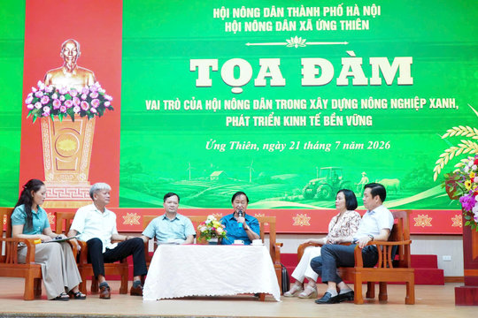 Xã Ứng Thiên thúc đẩy phát triển nông nghiệp xanh, nâng cao giá trị nông sản