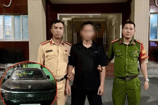 Làm rõ hành vi của tài xế không chấp hành hiệu lệnh của Cảnh sát giao thông
