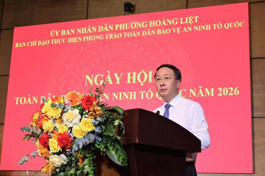 Phường Hoàng Liệt tổ chức thành công Ngày hội toàn dân bảo vệ an ninh Tổ quốc năm 2026
