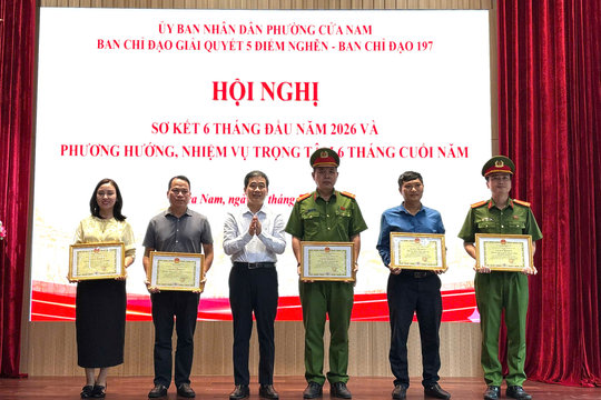 Phường Cửa Nam: Những chuyển biến tích cực về trật tự đô thị trong 6 tháng đầu năm