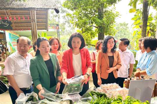 Phụ nữ Hà Nội phát huy tài nguyên bản địa, chuyển đổi xanh trong kinh tế tập thể
