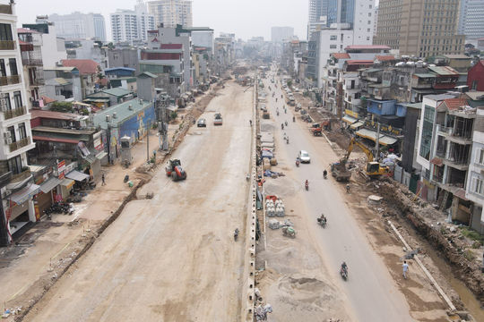 Tăng tốc thi công, hoàn thành tuyến đường Vành đai 1 trước 2-9