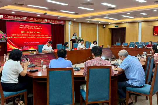 Phường Ô Chợ Dừa tăng cường kiểm tra, giám sát từ cơ sở
