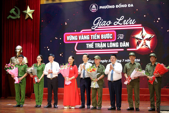 Phường Đống Đa lan tỏa, phát huy sức mạnh toàn dân bảo vệ an ninh Tổ quốc