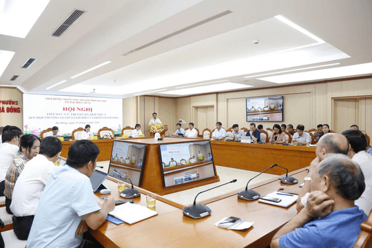 Phường Hà Đông tiếp xúc cử tri sau Kỳ họp thứ 5 HĐND thành phố Hà Nội
