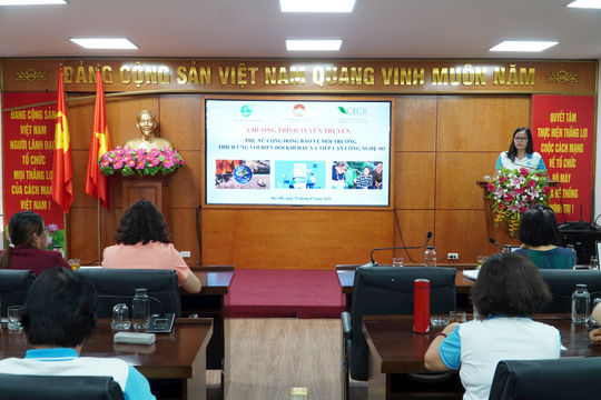 Phụ nữ Đại Mỗ tiên phong bảo vệ môi trường và ứng dụng công nghệ số