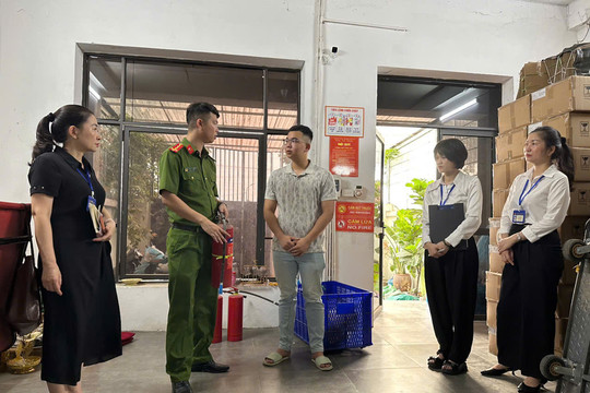 Phường Dương Nội kiểm tra thực tế các cơ sở có nguy cơ cháy cao