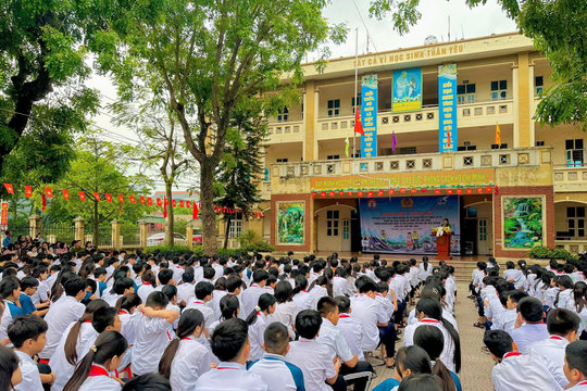 Hát Môn còn 9 trường công lập sau sắp xếp