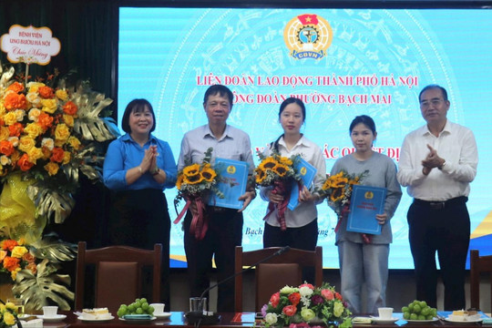 Phường Bạch Mai hoàn thành vượt chỉ tiêu về thành lập Công đoàn cơ sở, phát triển đoàn viên