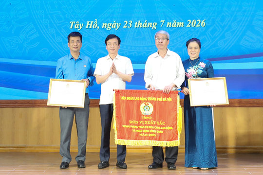 Công đoàn phường Tây Hồ: Tiếp nối truyền thống, đổi mới và phát triển