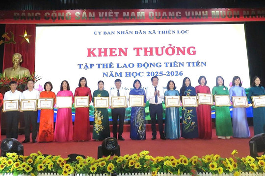Xã Thiên Lộc chủ động đổi mới, hoàn thành các mục tiêu năm học 2025-2026