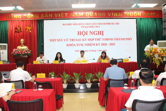 Cử tri kiến nghị đẩy nhanh dự án đường Tam Trinh, sớm giải quyết nguy cơ úng ngập