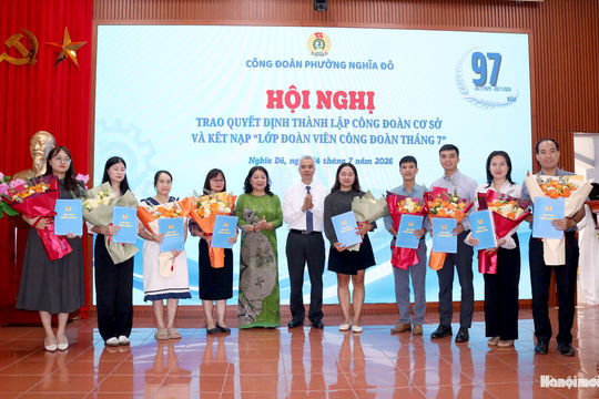 Công đoàn phường Nghĩa Đô đổi mới hoạt động, hướng mạnh về cơ sở
