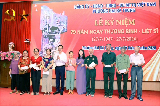 Phường Hai Bà Trưng tổ chức các hoạt động tri ân nhân Ngày Thương binh-Liệt sỹ