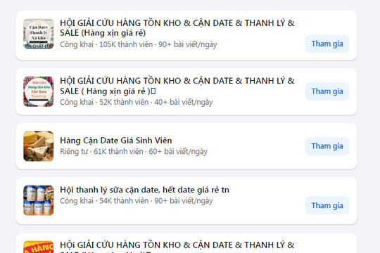 Cẩn thận khi "giải cứu" hàng cận date