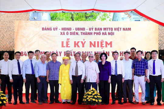 Xã Ô Diên kỷ niệm 847 năm ngày mất Danh nhân Tô Hiến Thành
